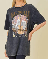 Main Strip - Acid Wash Nashville Graphic Tee