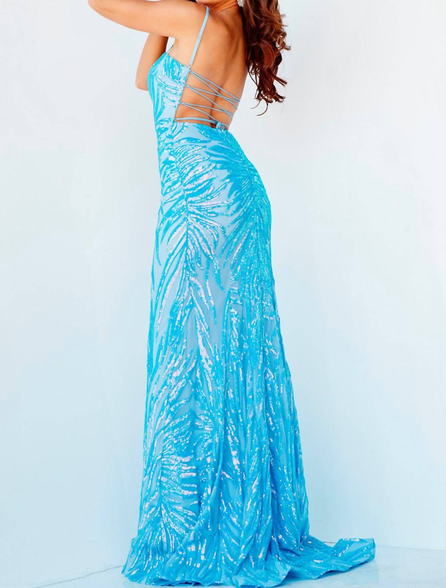 Jovani - Sweetheart Neckline Gown