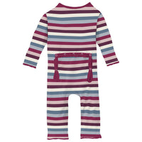 Kickee - Kids' Muffin Ruffle Coverall with Snaps