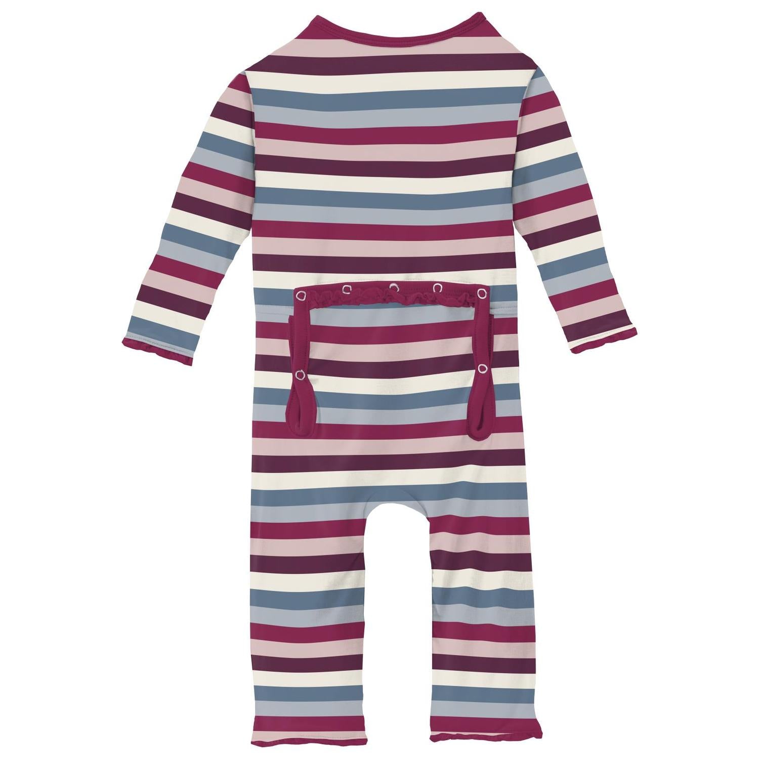 Kickee - Kids' Muffin Ruffle Coverall with Snaps