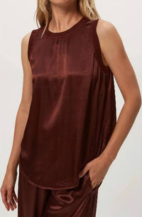 Michael Stars - Shay Satin Binding Tank