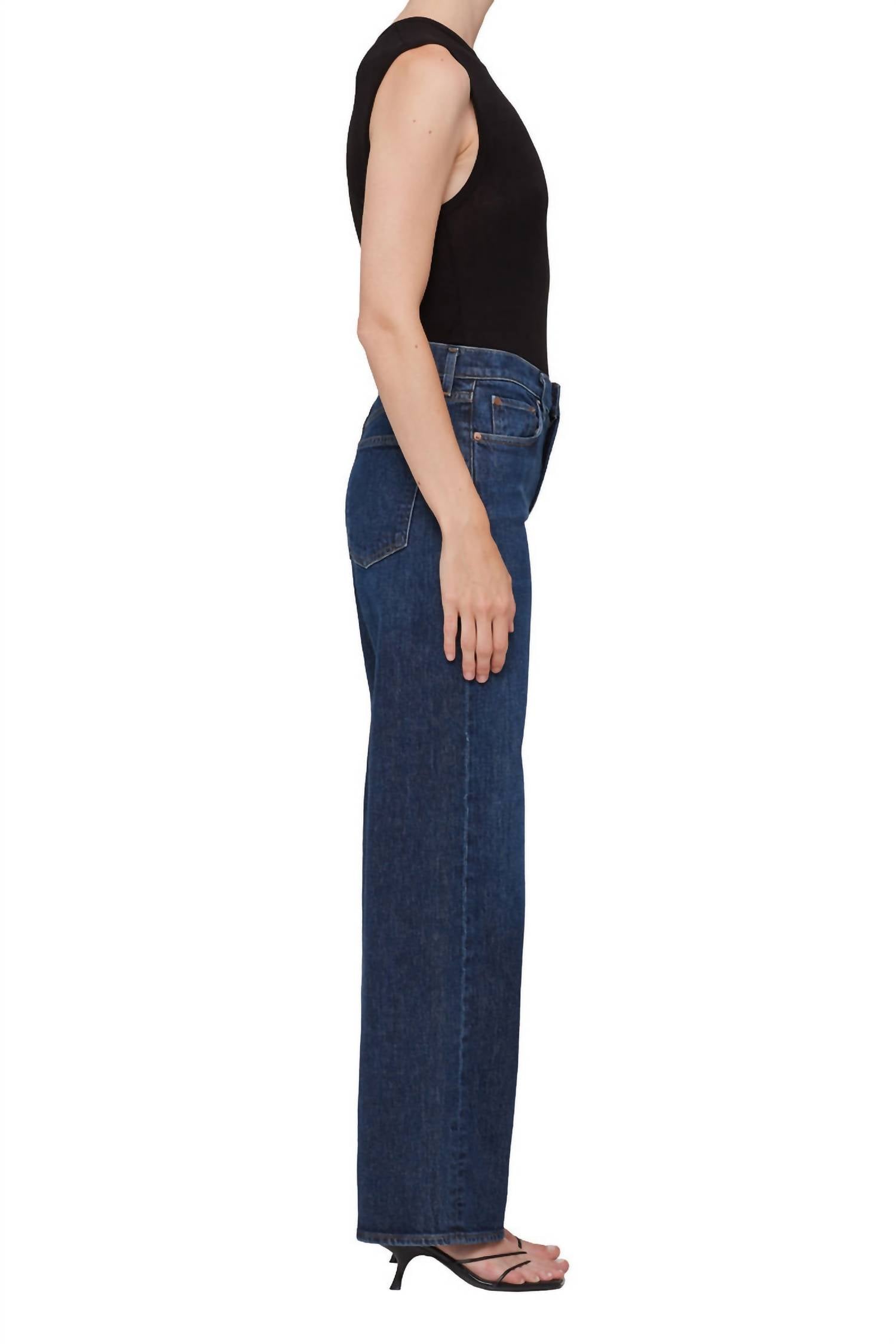 Agolde - Harper Mid Rise Relaxed Straight Jean