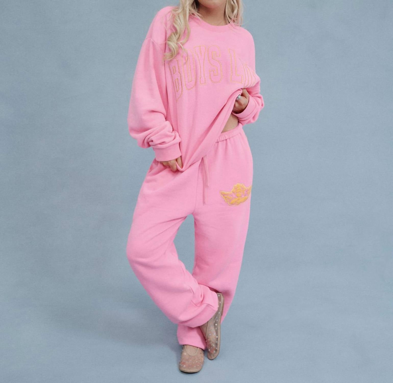 BOYS LIE Not Your Puppet V2 Kimmy Pant in pink - women's pants