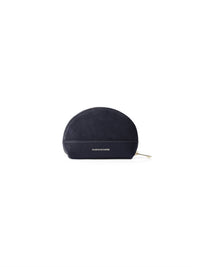 Fairfax & Favor Women's Chiltern Coin Purse in navy suede - women's bag - detail view