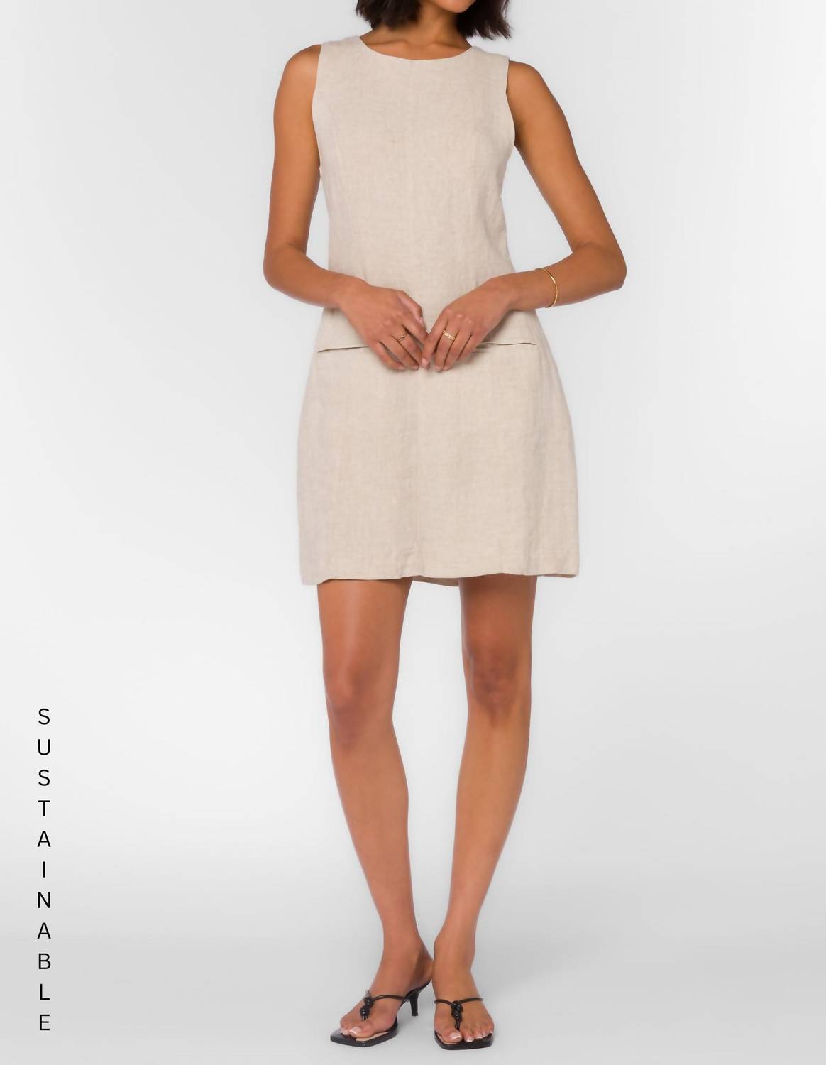 Velvet Heart - Matilda Linen Shift Dress