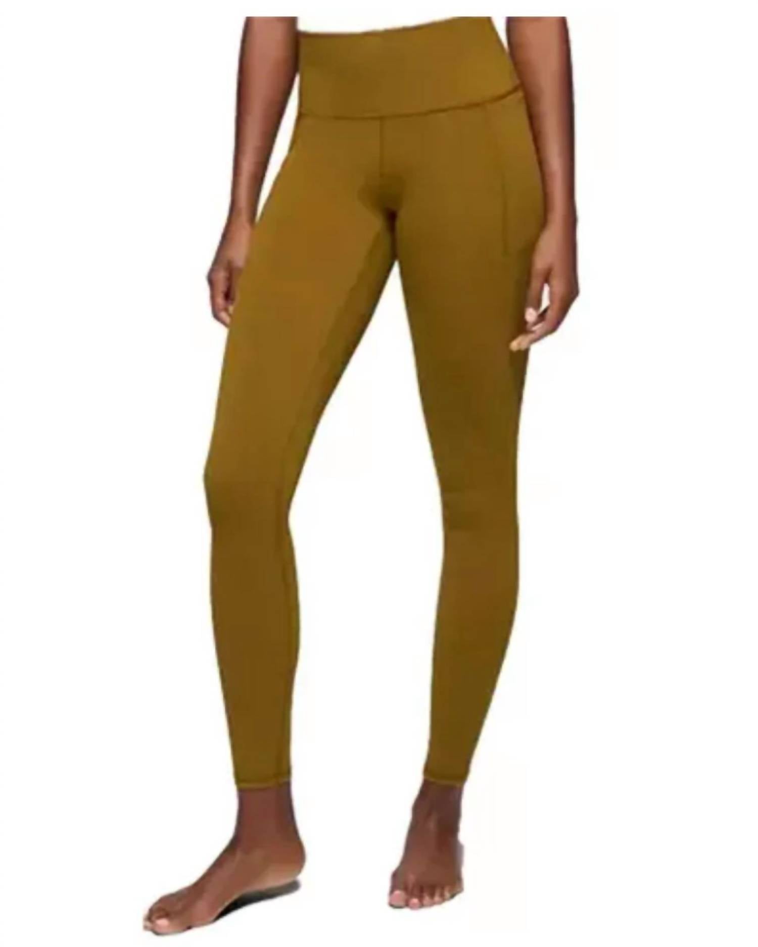 prAna Luxara Pocket Legging in retro olive - women's pants