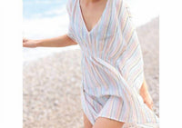 Shiraleah - Jessica Lightweight Pin Stripe Swimsuit Cover Up