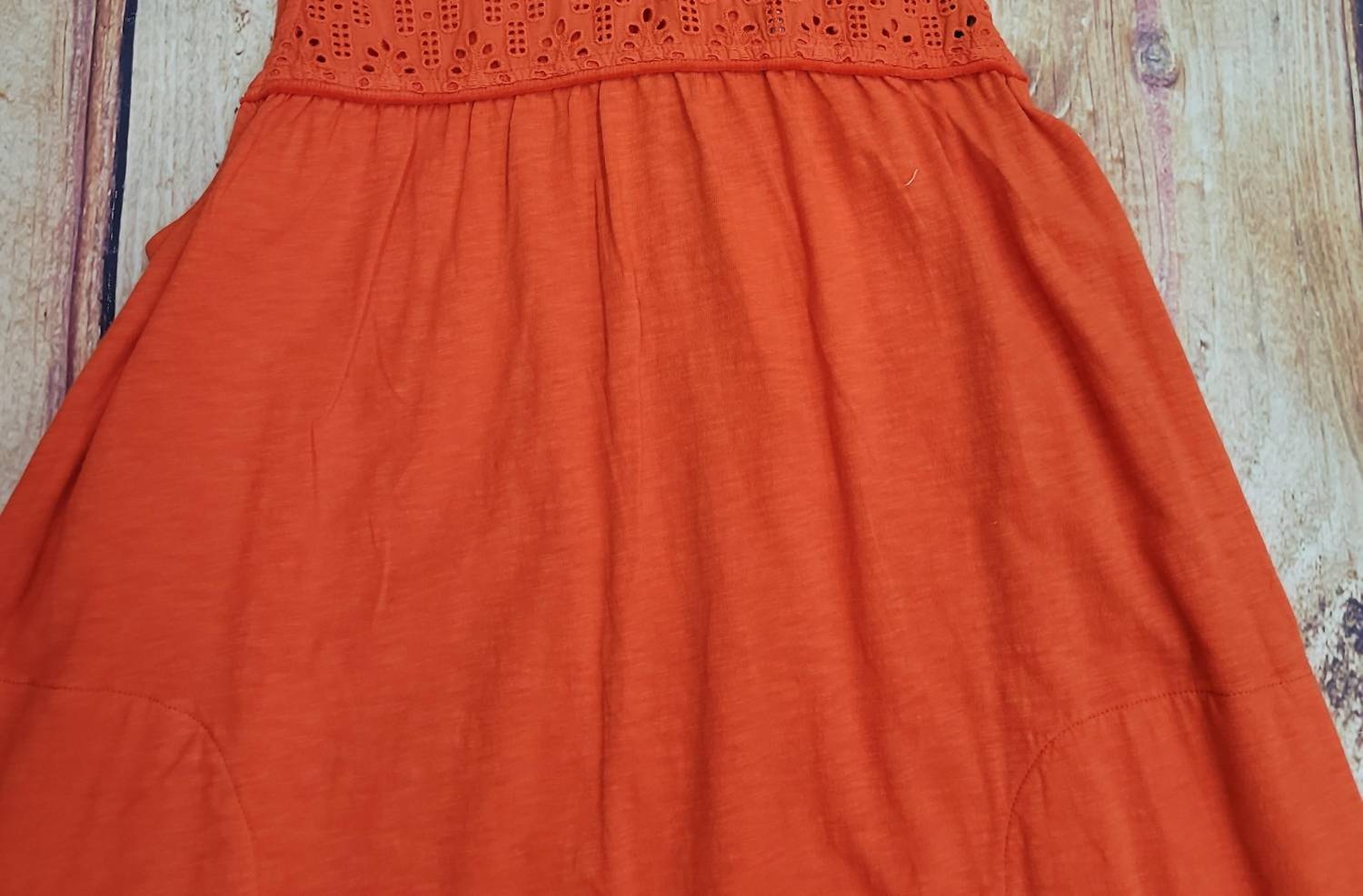 Aventura Women's Seychelle Spicey Dress in orange - women's dress - detail view