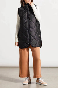 Tribal - Reversible Hooded Puffer Vest
