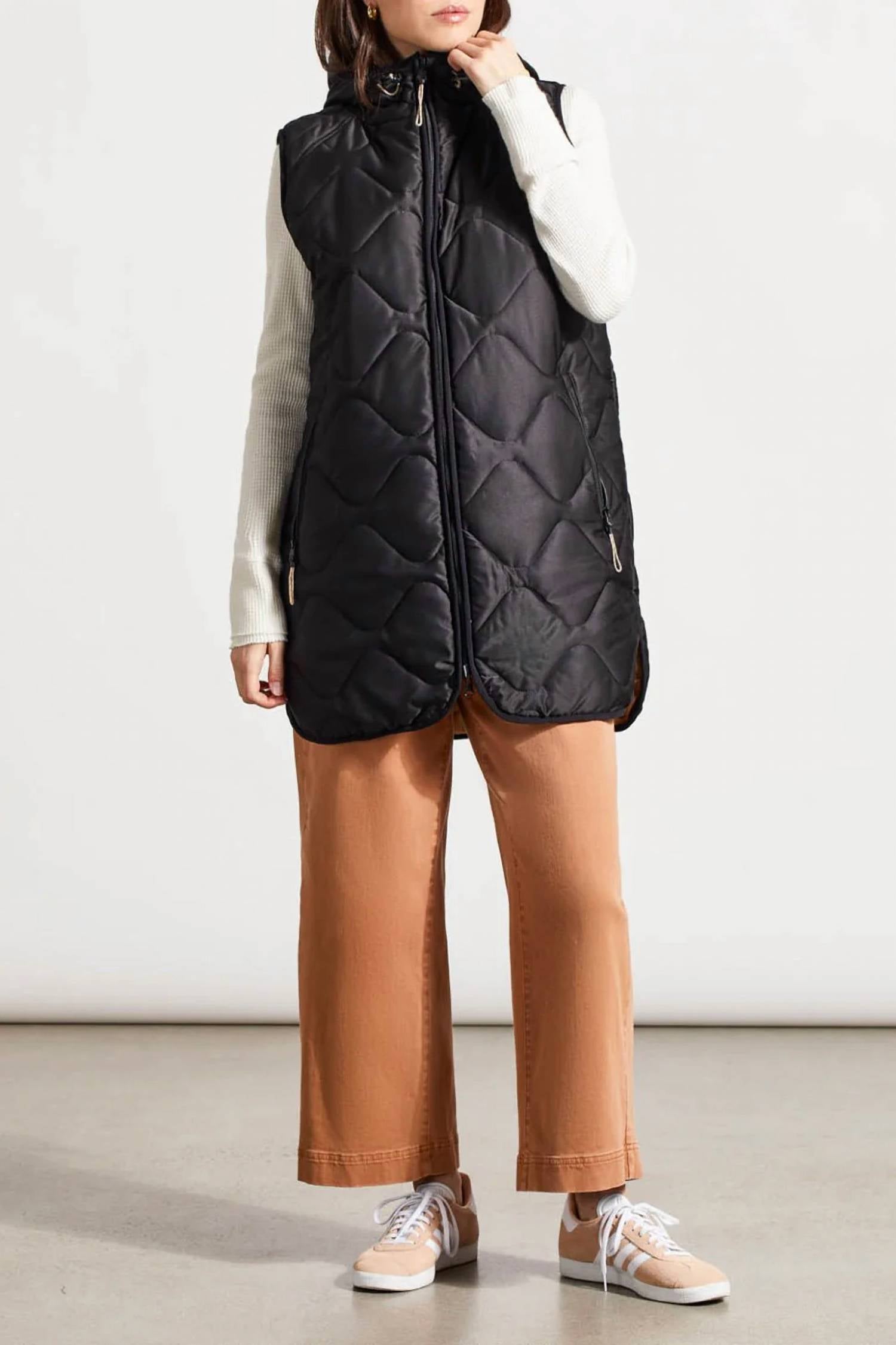 Tribal - Reversible Hooded Puffer Vest