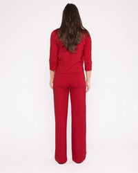 Ripley Rader - Ponte Knit Three-quarter Sleeve Top