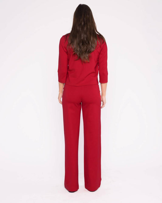 Ripley Rader - Ponte Knit Three-quarter Sleeve Top