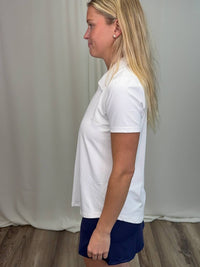Lulu-B - Short Sleeve Collar Top