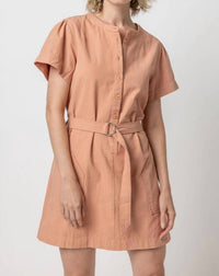 Lilla P - Half Placket Canvas Dress