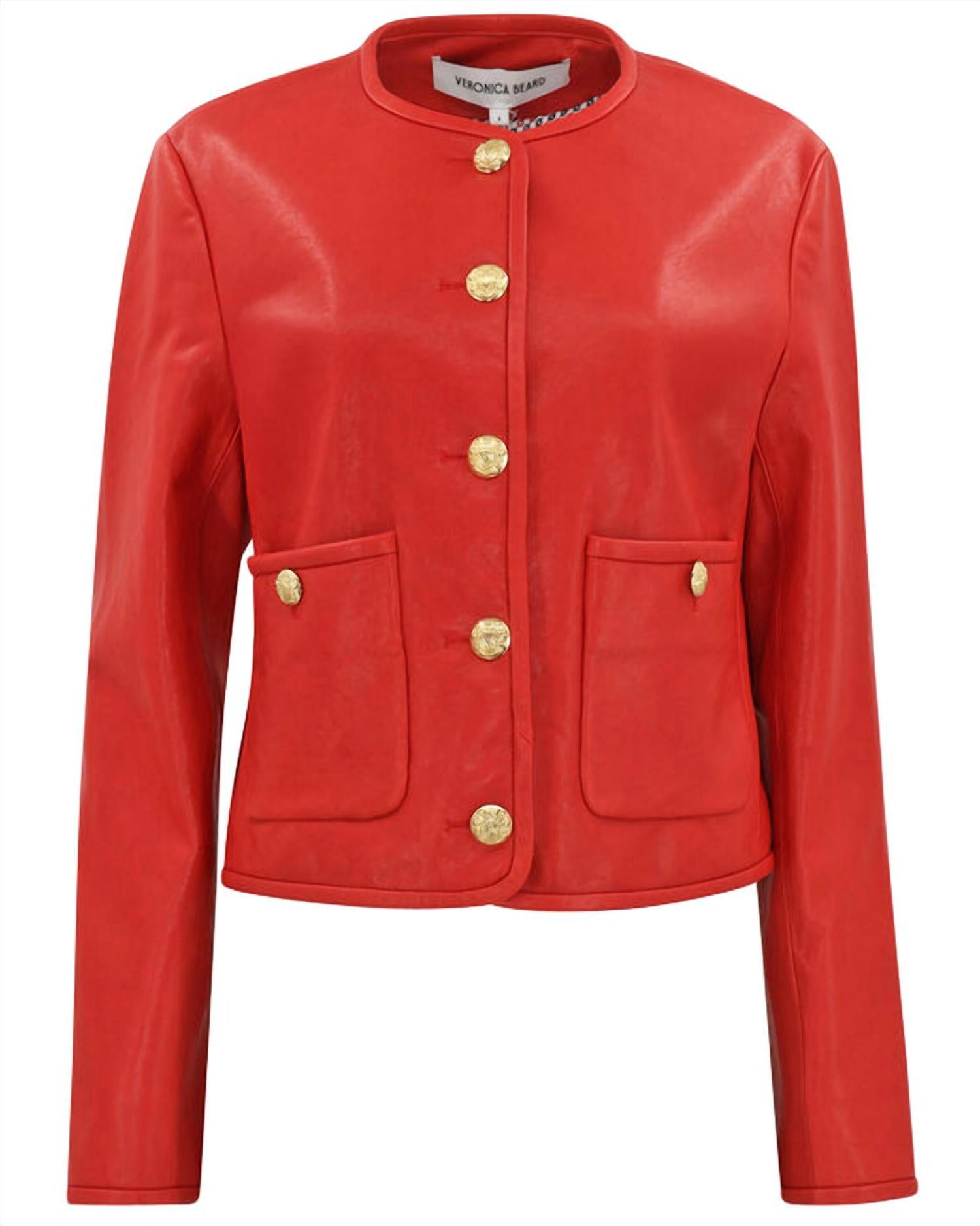 Veronica Beard - Andrea Leather Jacket