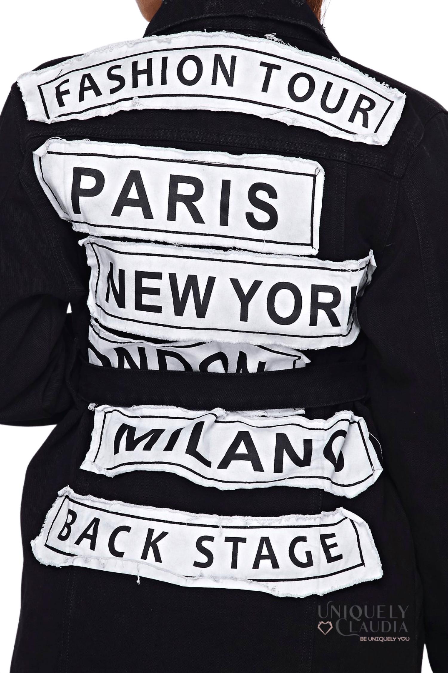 American Bazi - EDGY PLUS: Fashion Tour Denim Jacket