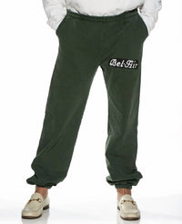 Cloney Bel Air Sweatpant in dark green - men's pants