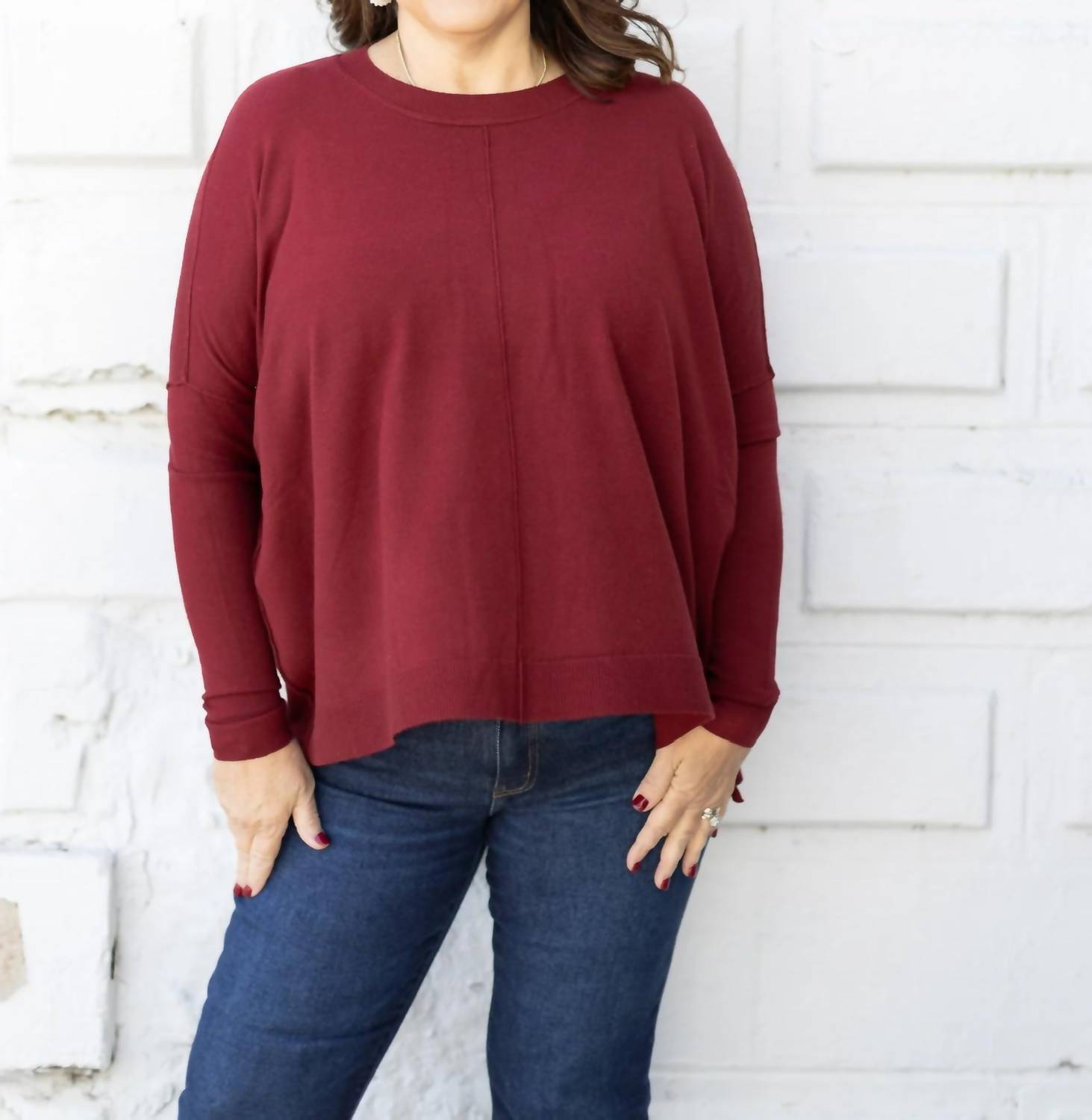 Karlie - Long Sleeve Crewneck Sweater