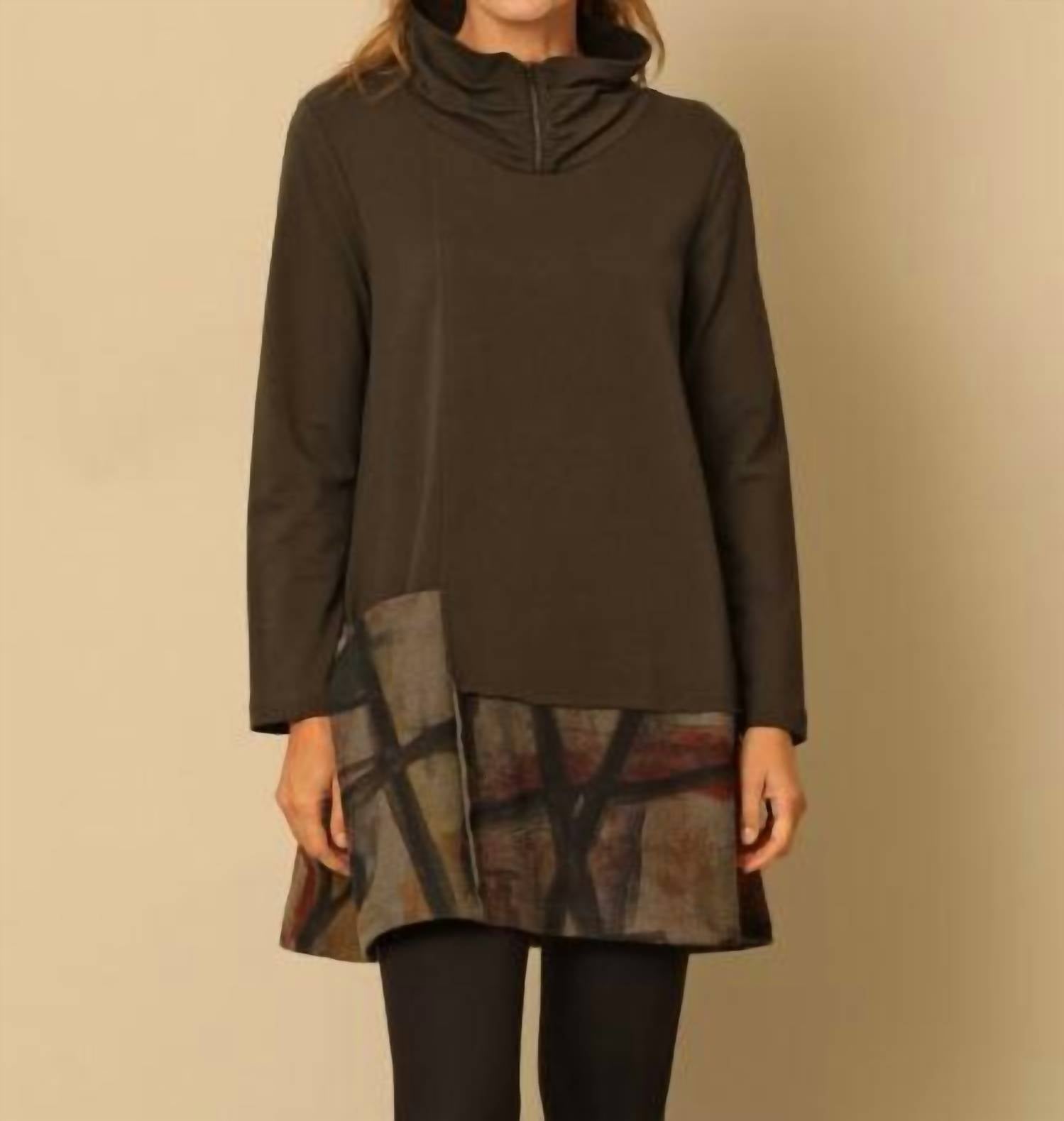 Chalet Et Ceci - Archie Tunic - clothing - green - modal