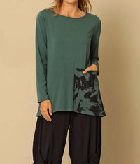 Chalet Et Ceci - Palmer Tunic - clothing - cotton - blend - green