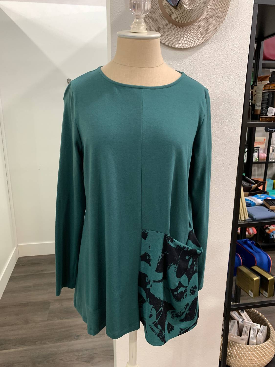 Chalet Et Ceci - Palmer Tunic - clothing - cotton - blend - green