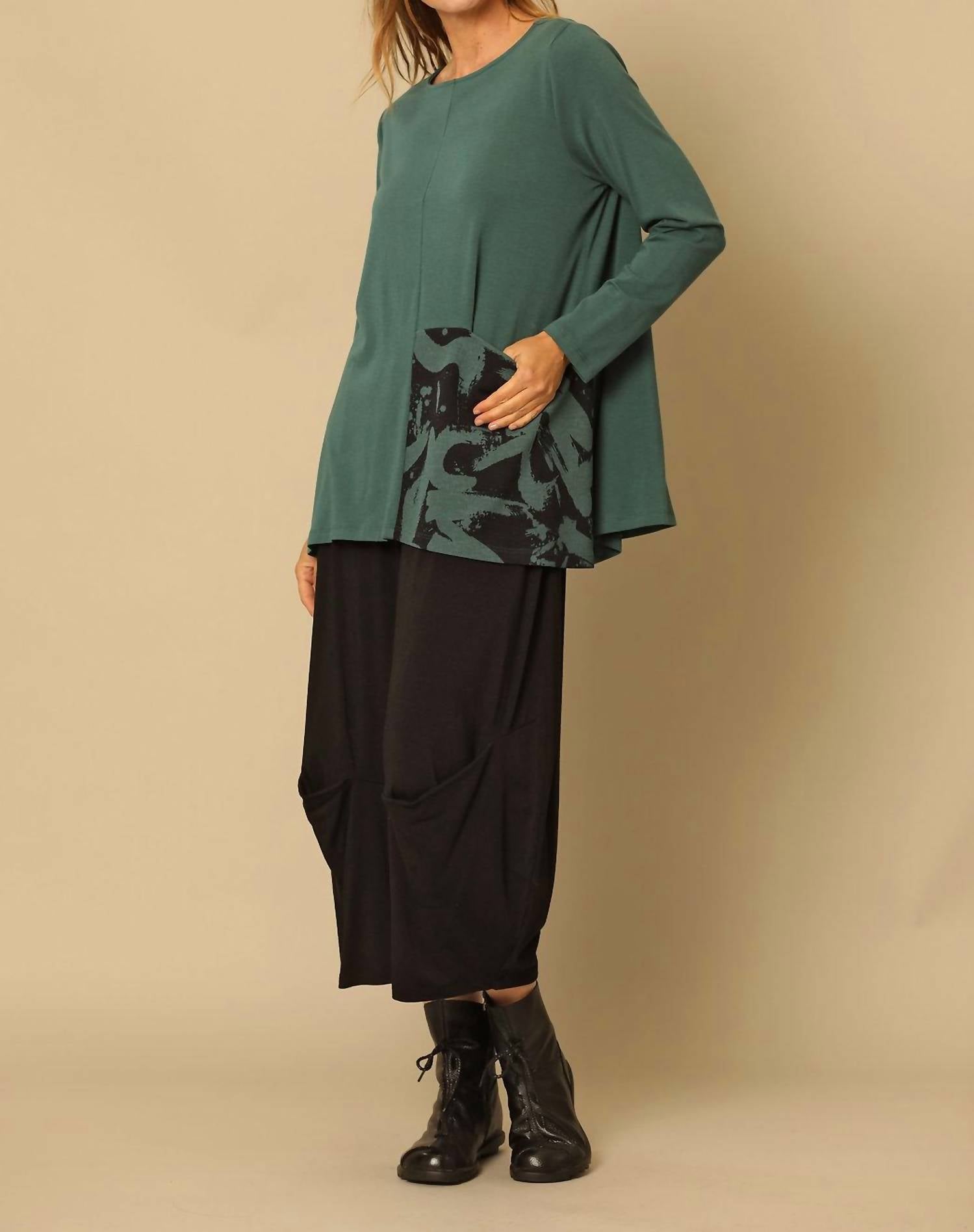 Chalet Et Ceci - Palmer Tunic - clothing - cotton - blend - green