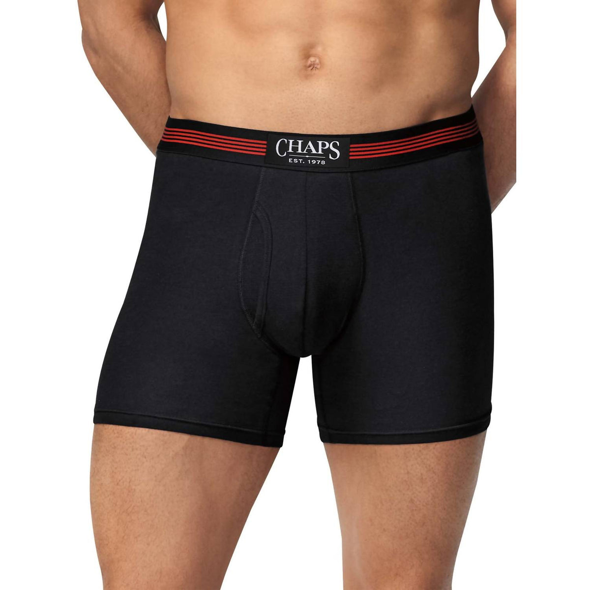 Chaps - Men's Boxer Briefs Three Pack Set