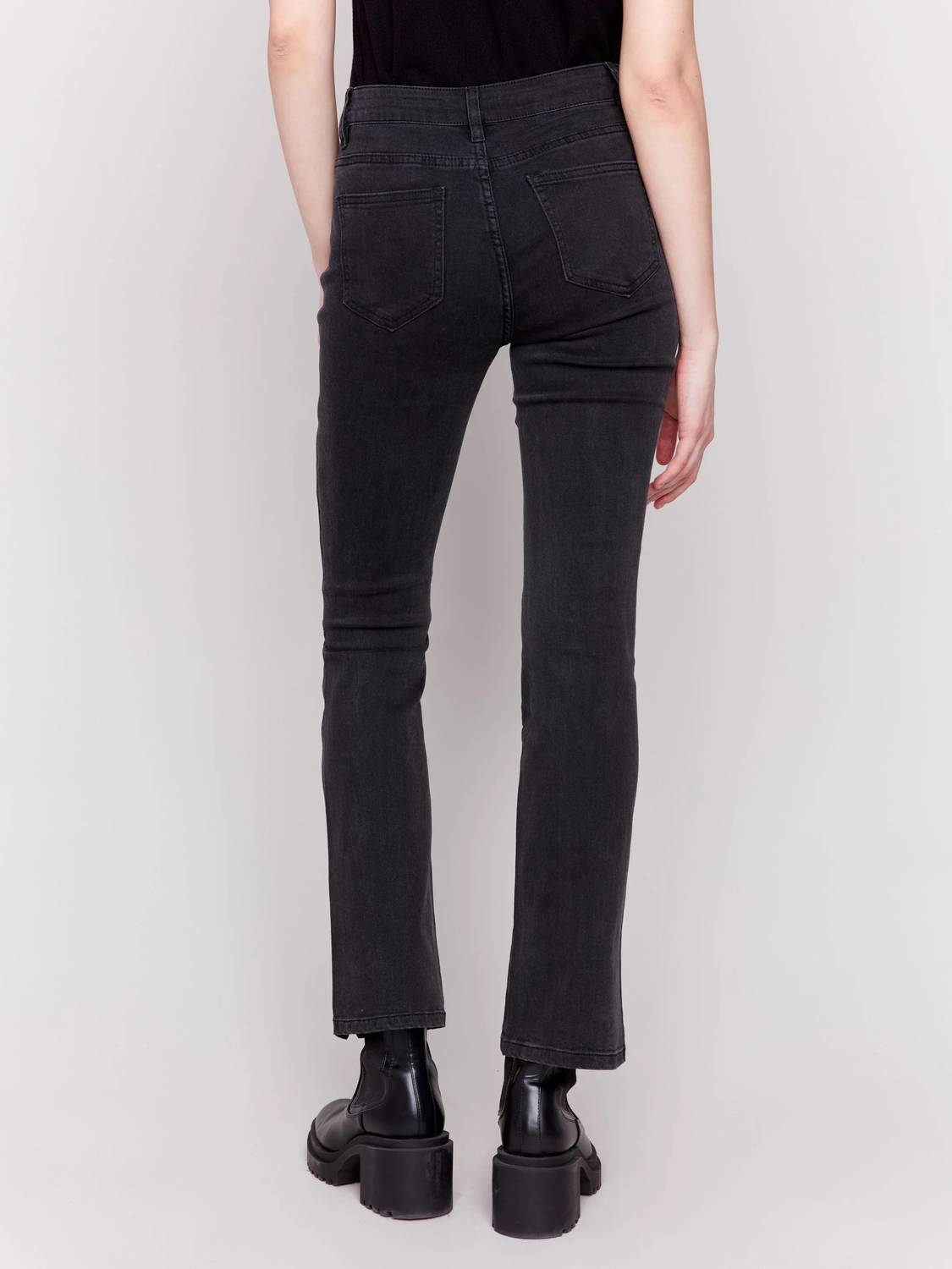 Charlie B - Bootcut Jeans With Front Slits