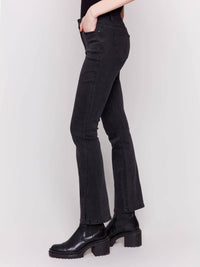 Charlie B - Bootcut Jeans With Front Slits