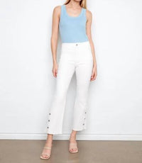 Charlie B - Bootcut Leg Jeans With Side Snaps