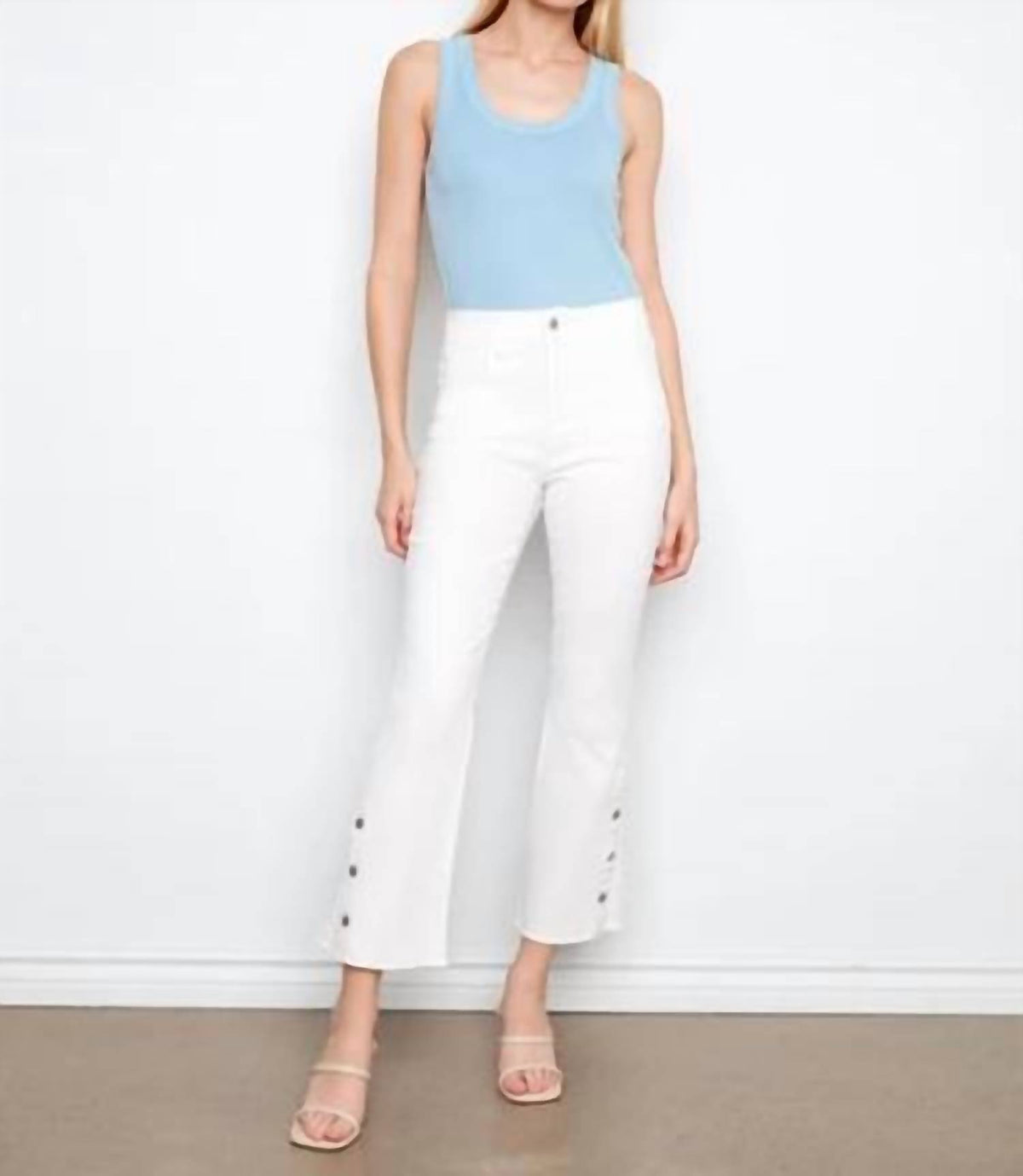 Charlie B - Bootcut Leg Jeans With Side Snaps