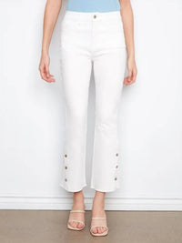 Charlie B - Bootcut Leg Jeans With Side Snaps