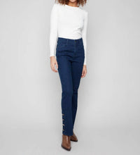 Charlie B - Bootcut Stretch Denim With Gem Buttons