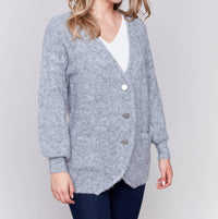 Charlie B - Boucle Knit Long Cardigan