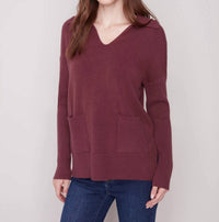 Charlie B - Collared Knit Sweater