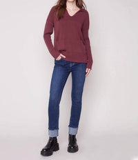 Charlie B - Collared Knit Sweater