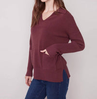 Charlie B - Collared Knit Sweater