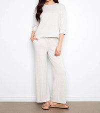 Charlie B - CREW NECK DROP SHOULDER TOP