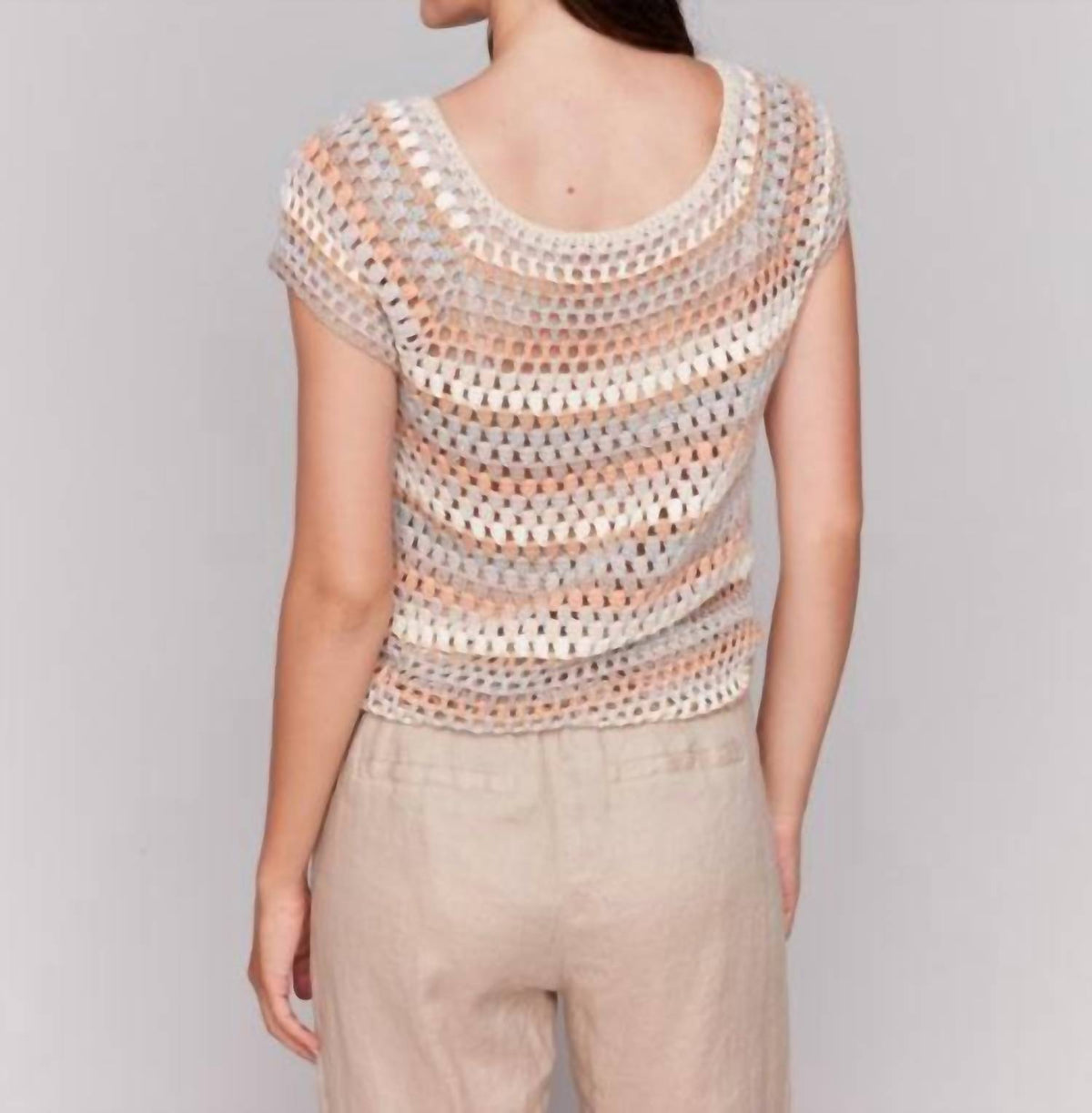 Charlie B - Crochet Cap Sleeve Top
