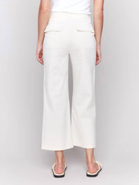 Charlie B - Cropped Utility Pocket Twill Pants - clothing - cotton - pants