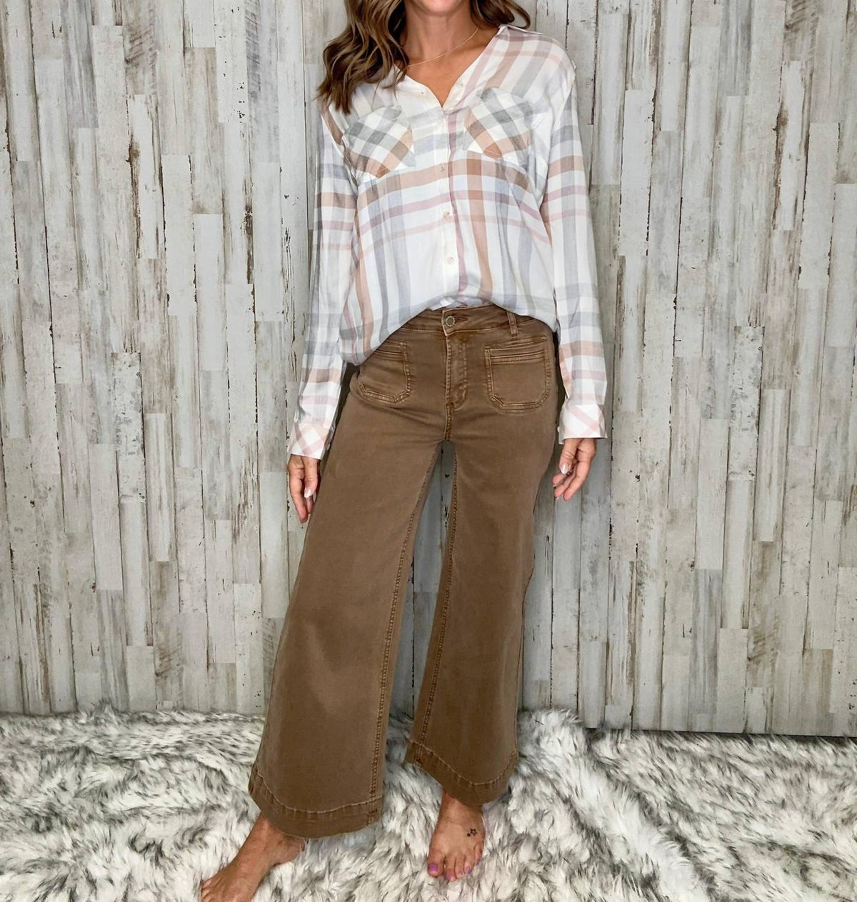 Charlie B - Delaware Patch Pocket Pant