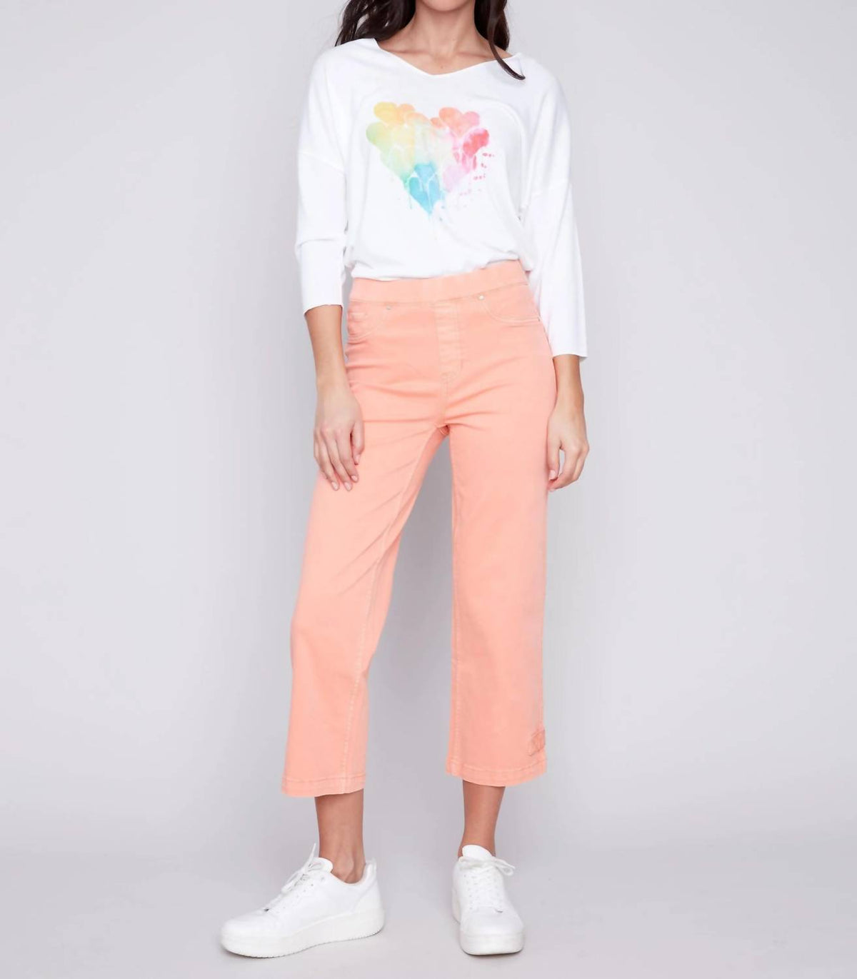 Charlie B - Elisa Crop Pull-On Pants