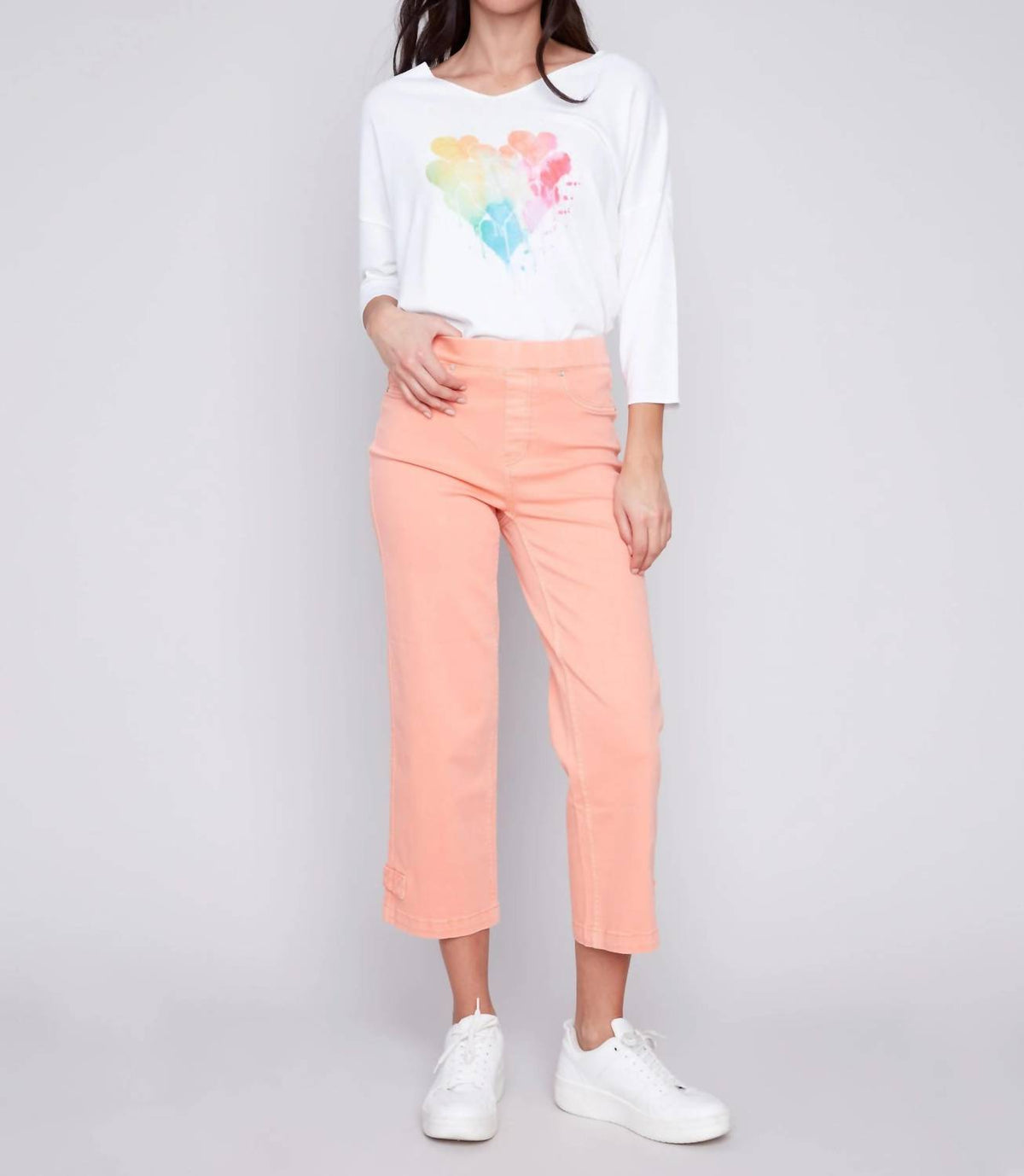 Charlie B - Elisa Crop Pull-On Pants