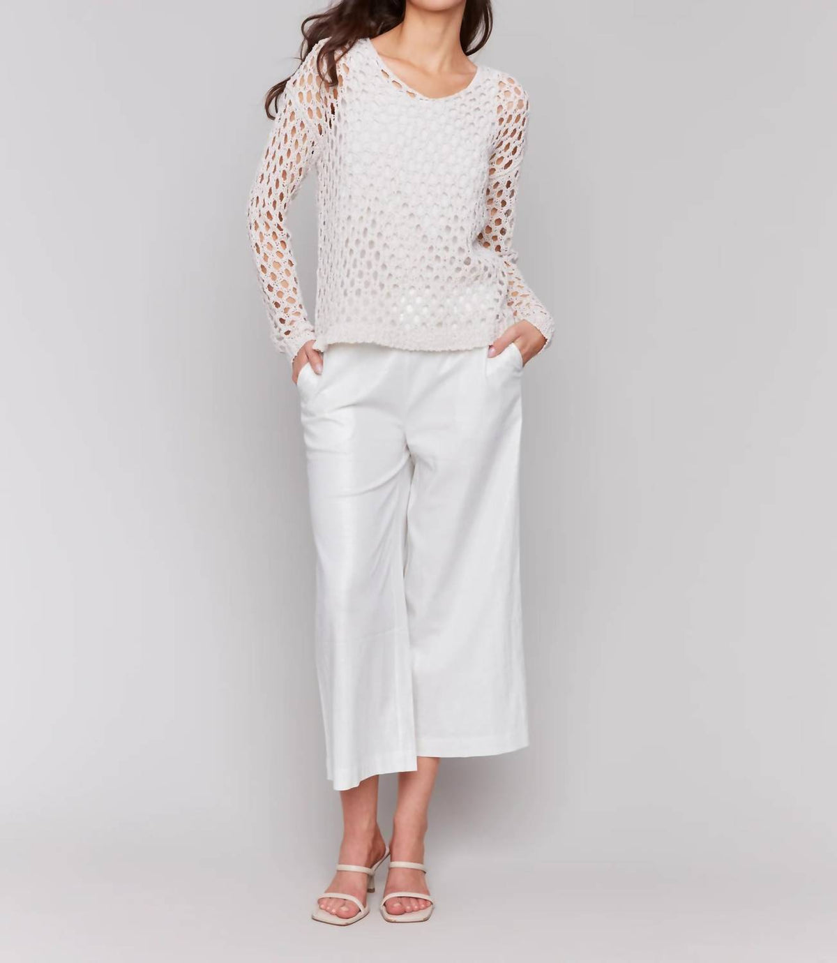 Charlie B - Fancy Yard V-neck Sweater