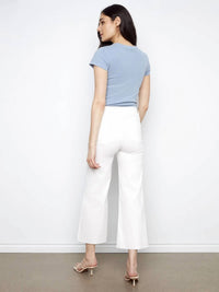 Charlie B - Flared Wide Leg Ring Spun Jeans