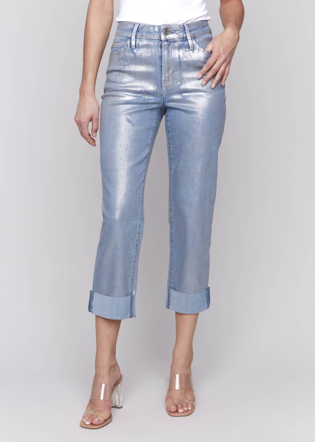 Charlie B - Foil Cuff Pant