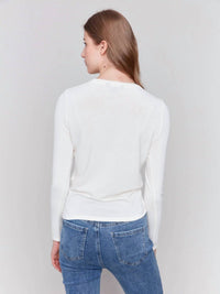 Charlie B - Front Twist Crew Top - clothing - hoodies - solid