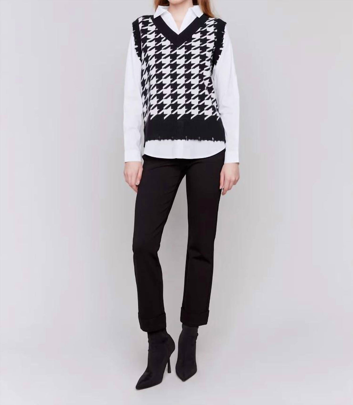 Charlie B - Houndstooth Shirt
