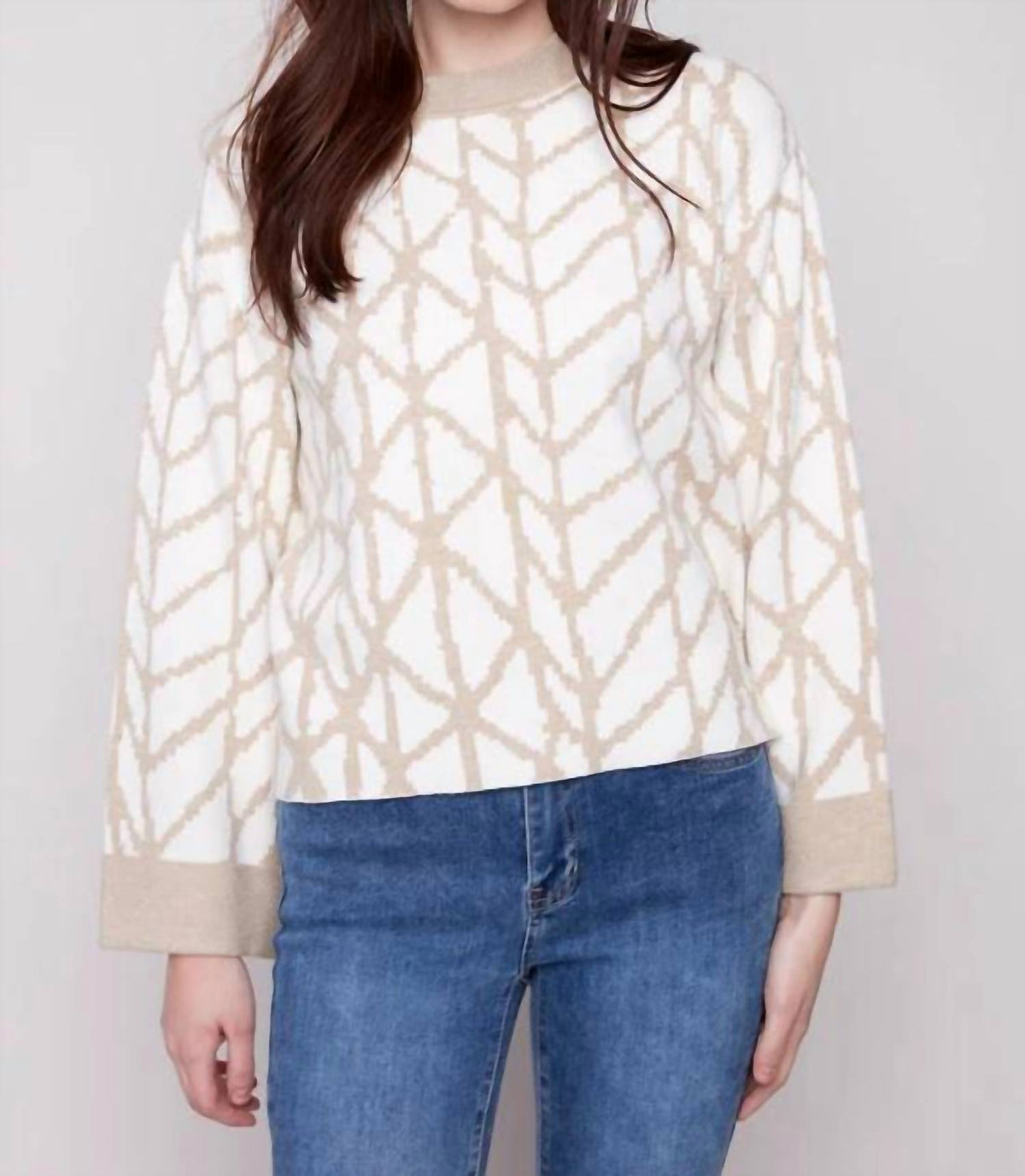 Charlie B - Jacquard Knit Sweater