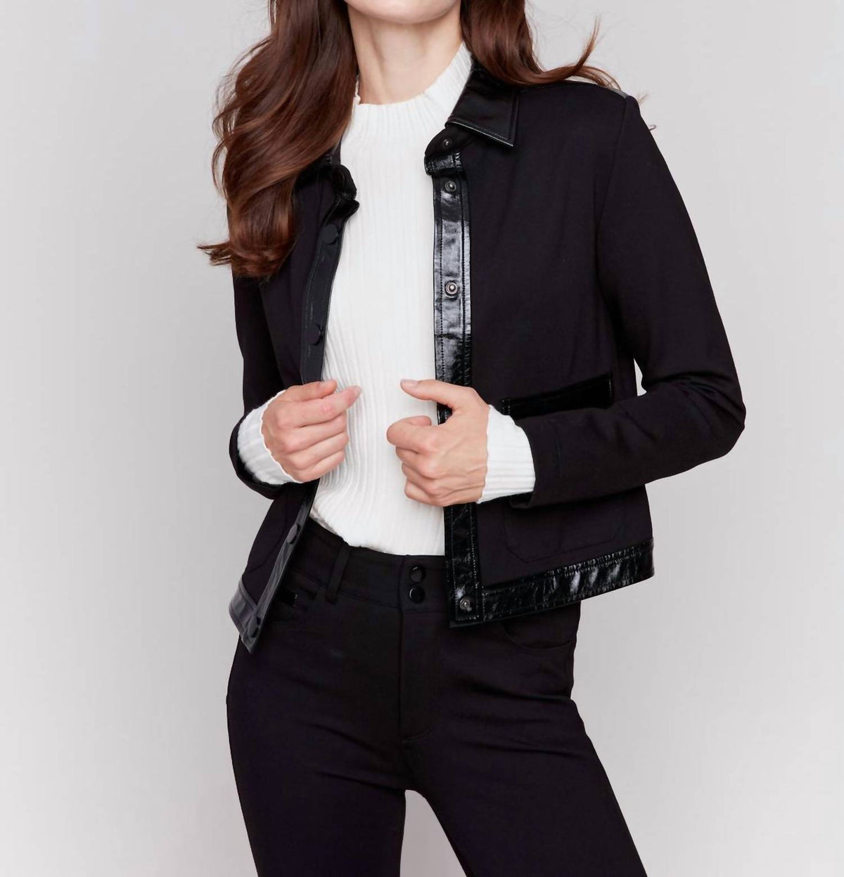 Charlie B - Leather Jacket Detail